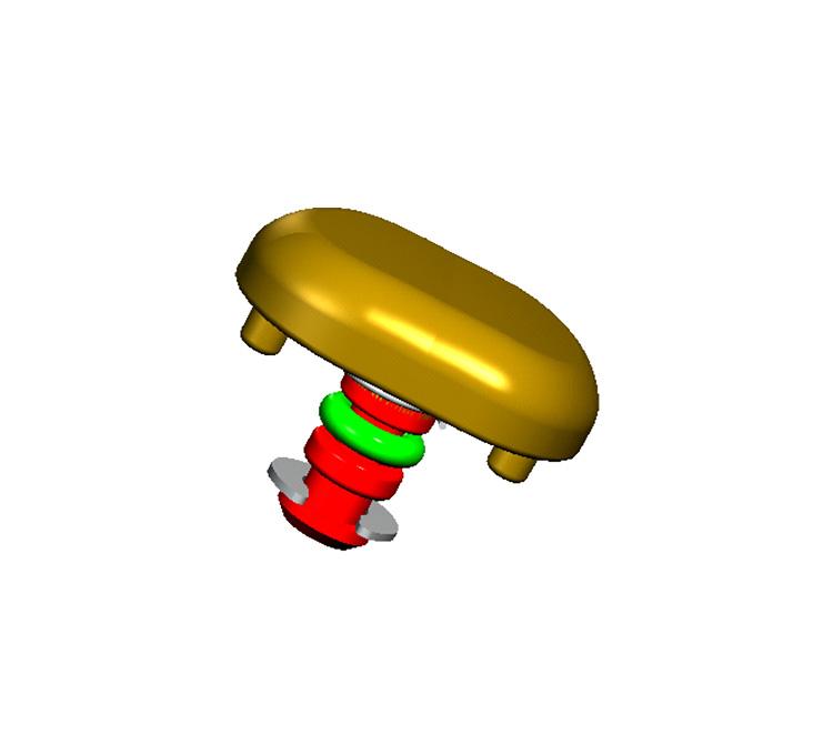 Buttons and button hole seals