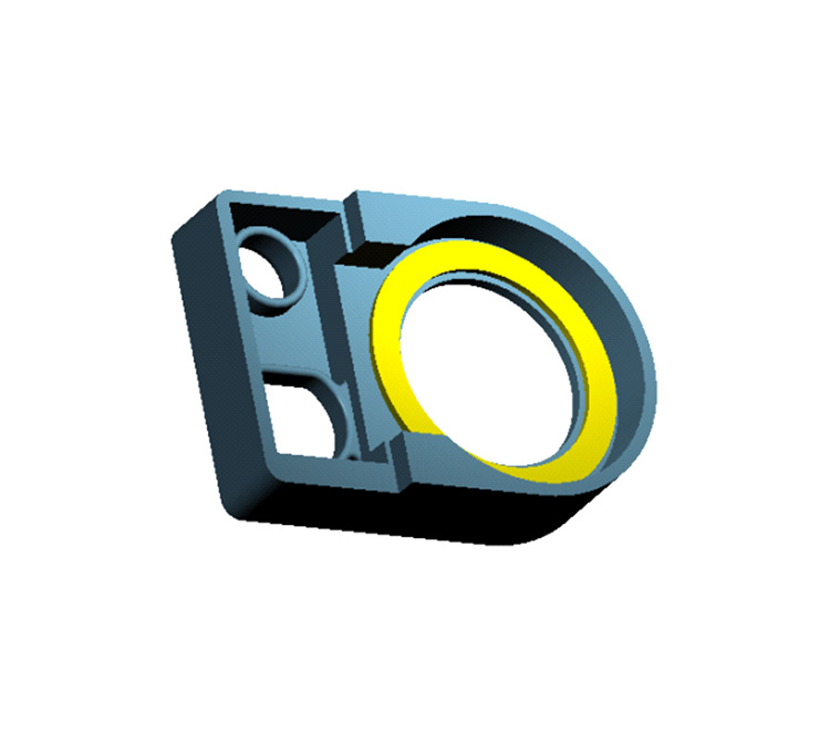 Camera, headphone hole sound hole type seal