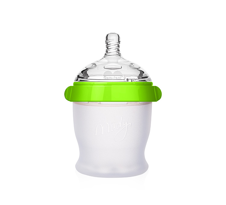 Wide caliber star diamond silicone baby bottle 180ML