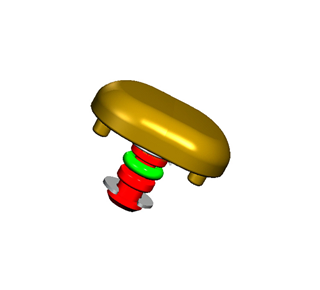 Buttons and button hole seals