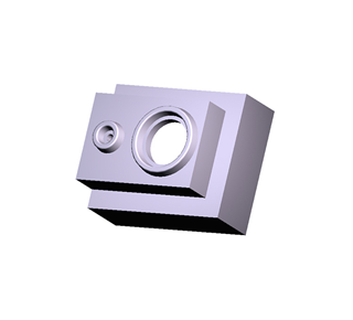 Camera, headphone hole sound hole type seal