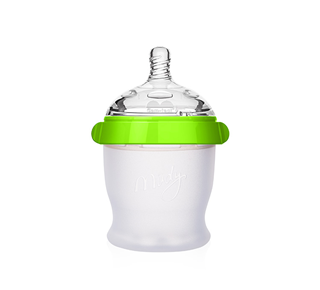 Wide caliber star diamond silicone baby bottle 180ML