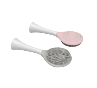 Cleansing brush gray +-pink-small