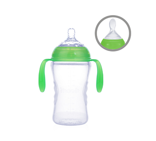 Extra wide mouth silicone baby bottle 270ML