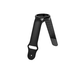 Silicone Watch Band-Black